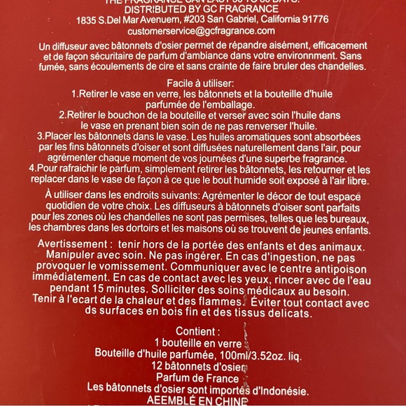 NWT GC Fragrance Reed Diffuser - Picture 7 of 8